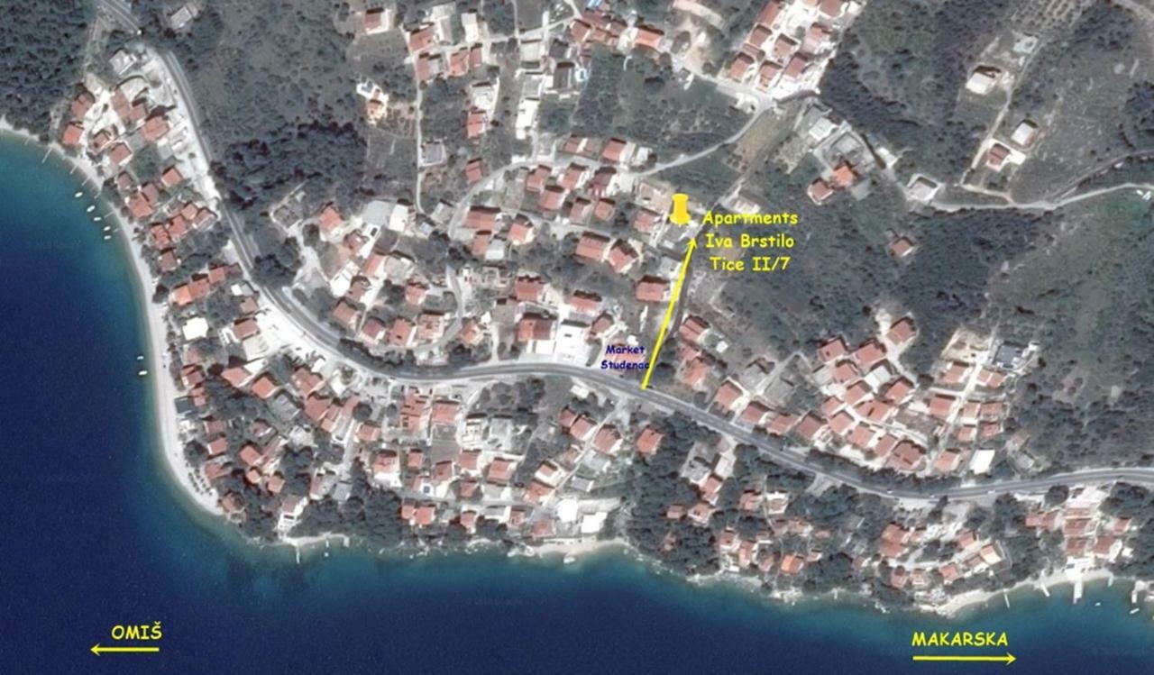Apartments Iva Brstilo Omiš Exteriér fotografie